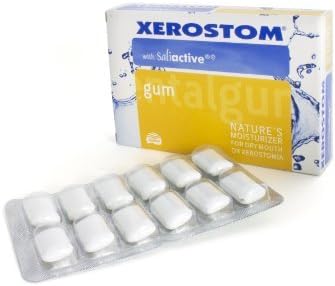 Xerostom Gum With Saliactive For Dry Mouth10 Units by Curaprox UK