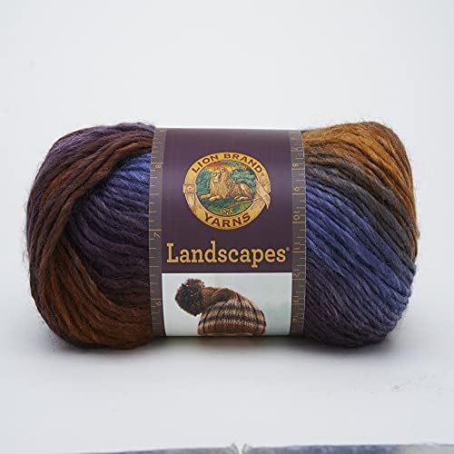 "Lion Brand Yarn Company 100 g 100 Percent Acrylic ""Landscapes"" Yarn Ball, Broadwalk", 545-201