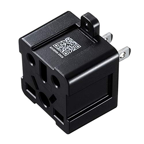サンワサプライ 日本専用マルチタイプ電源変換アダプタ 対応 ブラック TR-AD6BK