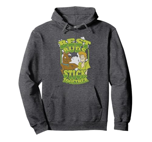 Scooby-Doo & Shaggy Best Buds Stick Together Vintage Poster Pullover Hoodie