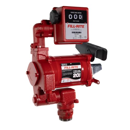 Fill-Rite FR701VLN 115V 75 LPM Fuel Transfer Pump with Mechanical Liter Meter