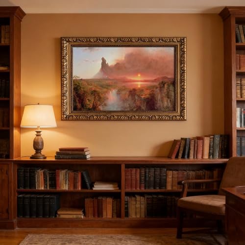 Tableau Cotopaxi Frederic Edwin Cadre Suspendu Solution Decoration Murale Sans Effort - 5