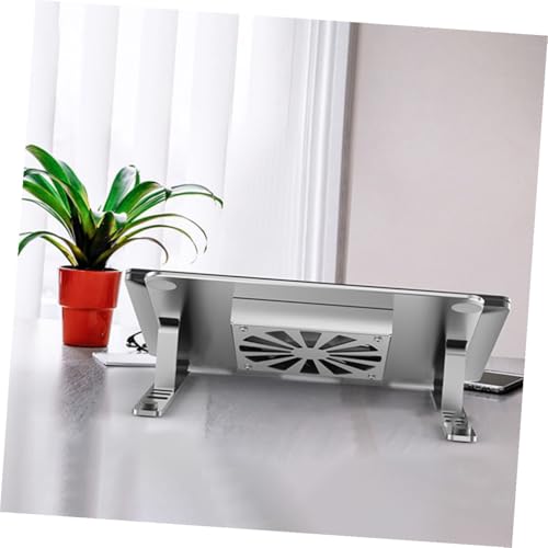 Base para portátil ajustable con ventilador y aleación de aluminio miniatura 4