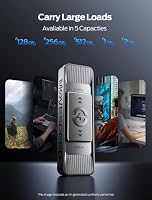 MOVE SPEED 1 TB Solid-State-Laufwerke mit zwei Anschlüssen und Push-Pull-Design – 560 MB/s Lesegeschwindigkeit, Typ C + USB 3.2 Laufwerk, tragbare SSD für iPhone 15/16/Android/Mac – Ansicht 5