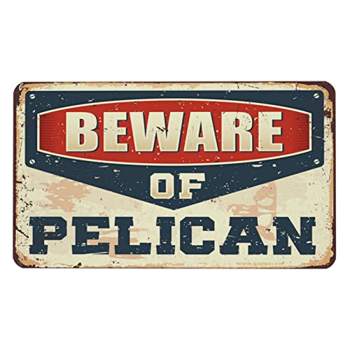 Tapis de souris Beware of Pelican 36x60cm pour bureau