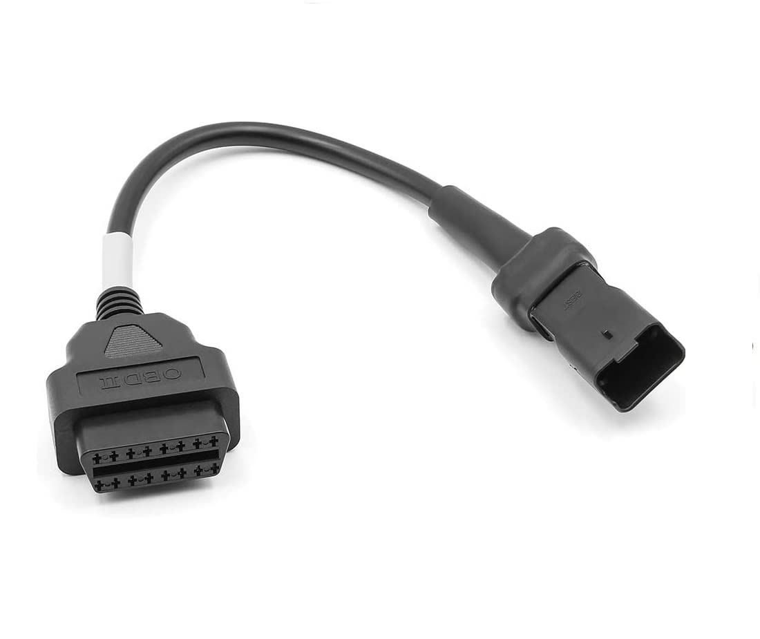 Goliton Motorbike OBD 4 Pin Diagnostic Adapter Compatible with Multistrada Motorcycle OBDII DDA Can-Bus Connector