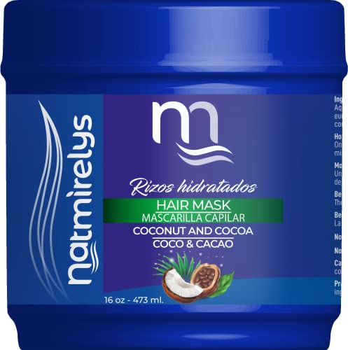 Masque cheveux bouclés coco et cacao | Soin hydratant profond pour cheveux afro 473ml
