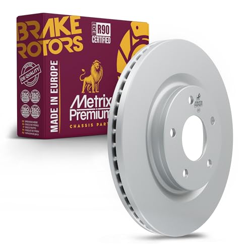 Metrix Premium Chassis Parts 296 mm Coated Brake Rotor Fits Nissan Juke