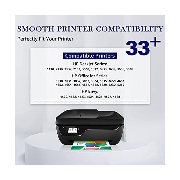 Mooho 302XL 302 XL Wiederaufbereitet HP 302 Druckerpatronen Ersatz für HP Envy 4525 Druckerpatronen Envy 4520 4523… – Bild 5