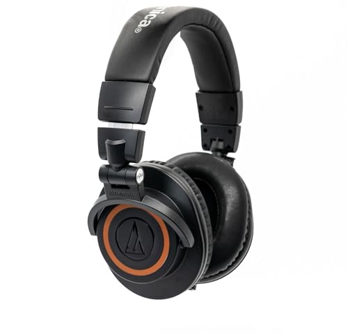 Audio-Technica ATH-M50x Professional Studio Monitor Headphones, Bronze Wrap