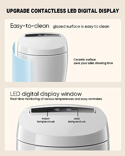 Loupusuo TOOLS-499 Smart Toilet, Tankless Toilet With Warm Water Sprayer And Dryer, Foot Sensor Operation, Heated Bidet Seat thumb #1