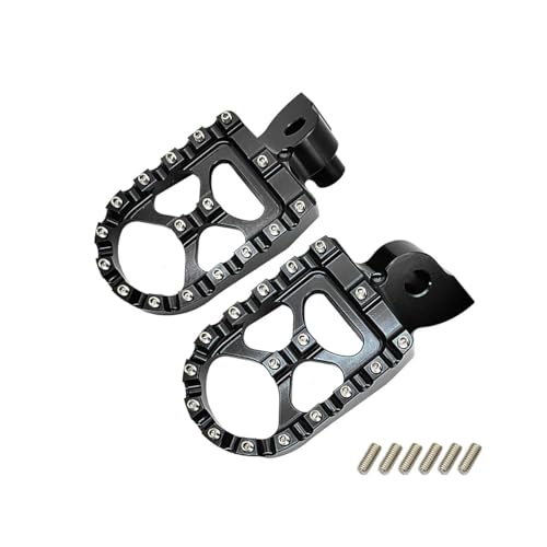 Pédales moto pour YZ65 2018-2023 : repose-pieds noirs antidérapants de motocross