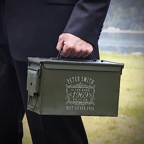 HomeWetBar Personalized Ammo Box 50 Cal
