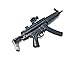 1/6 Scale MP5 Submachine Gun SWAT H&K German Miniature Toy Guns Model Fit for 12