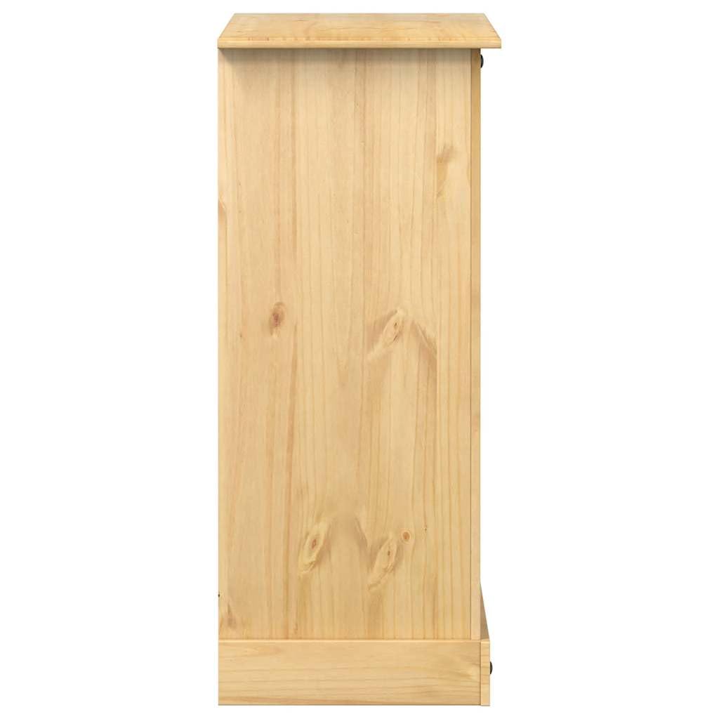 Cassettiera Corona 92 x 48 x 114 cm, in legno massello di pino, armadio con cassetti, mobile per soggiorno, camera da letto, ingresso, corridoio, ufficio 4005674