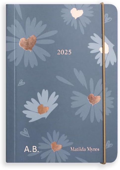 Matilda Moo 2025 Diary - A5 Week To View - Softback - Elastic Closure - View #12