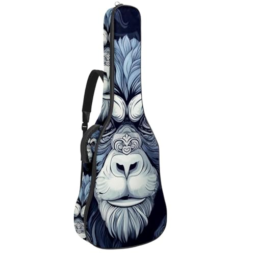 Grand sac de transport pour guitare acoustique idéal pour les trajets et cours
