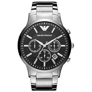Emporio Armani Chronograph Edelstahl Herrenuhr