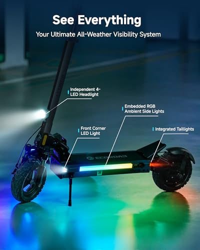 ECOROAD Electric Scooter Adults ES4/ES6, 800/1000W Motor &