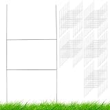 7Penn H Frame Yard Sign Stakes Metal Sign Holder H Stakes for Yard Signs 10x30 Inch 50 Pack