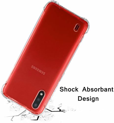 Image of BOXXO Flexible Back Cover for Samsung Galaxy M01 | Back Cover Transparent Clear Shockproof Case Four Corner Protection | Slim Protective Mobile Phone Cover for Samsung Galaxy M01