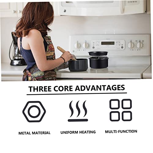 Alipis 9 Peças Conjunto De 3 Peças Para Assar Kit Grelha Rack De Resfriamento Redondo Suporte Para T