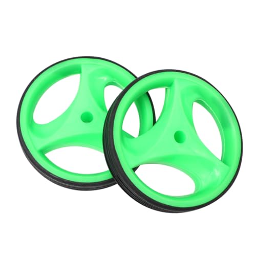 Ruedas de entrenamiento Ciieeo para bicicleta 12-20 pulgadas, ruedas auxiliares de equilibrio silenciosas con soporte verde, estabilizadores para niños y aprendizaje de ciclismo miniatura 6