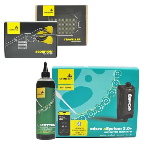Scottoiler xSystem 3.0+ lubrification électronique intelligente à double injecteur Scorpion