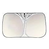 Car Windshield Sun Shade for Renault Kiger 2021-2024,UV Reflective Sun Shield Foldable Sun Visor with Storage Pouch, Blocks UV Rays Dashboard Protection Heat Blocker