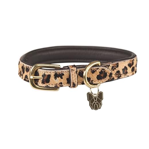 Shires Digby & Fox Gedrukte Koe Haar Hondenhalsband