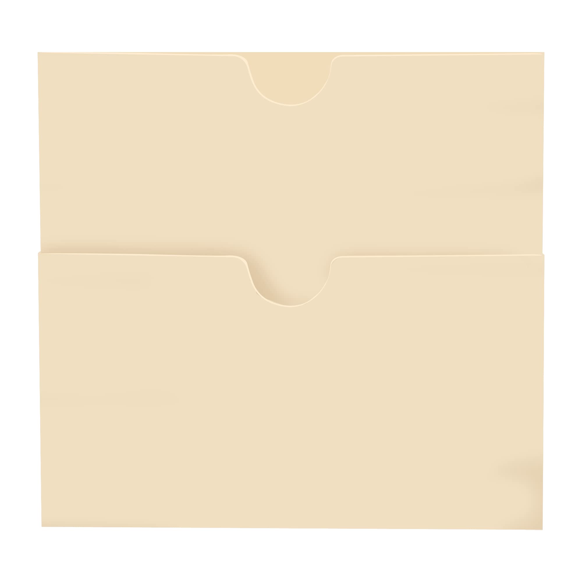 Self Adhesive Pockets, Doctor Stuff, 8-1/2" x 9", Double Pocket, Self Adhesive, 11 pt Manila Stock, Box of 50