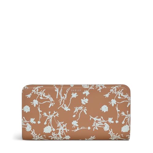 RADLEY London Blooming Lovely - Cartera grande con cremallera alrededor para mujer, Chai, Chai