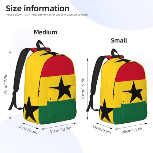 Mochila de mano para laptop con compartimentos y diseño de Ghana 4