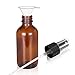 Olilia 2 oz Amber Glass Spray Bottles 12 Pack, with Black Fine Mist Sprayer Funnel Transfer Pipettes