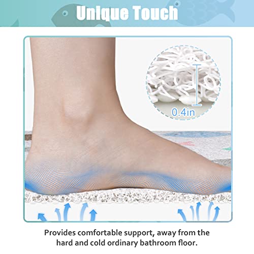 Shower Mat Non Slip, Extra Long Bath Tub Mat Non Slip Anti Mould 40x100cm - Image 3