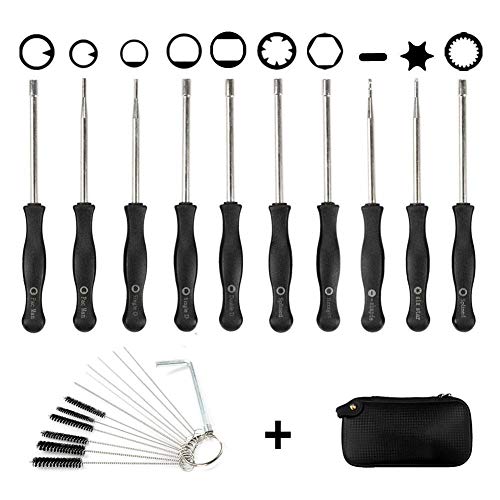 Earthily Set-of-10 Carburetor Adjustment Tool Kit, Carburetor Adjustment Tool Screwdriver + Carburetor Cleaning Kit Fits many brands of equipment here respectable