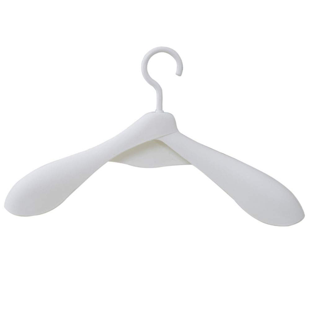 JINGYAN Standard Hangers Thicken Wide Shoulder Plastic Clothes Hanger Wardrobe Closet Scarf Hangers Storage Racks(3)