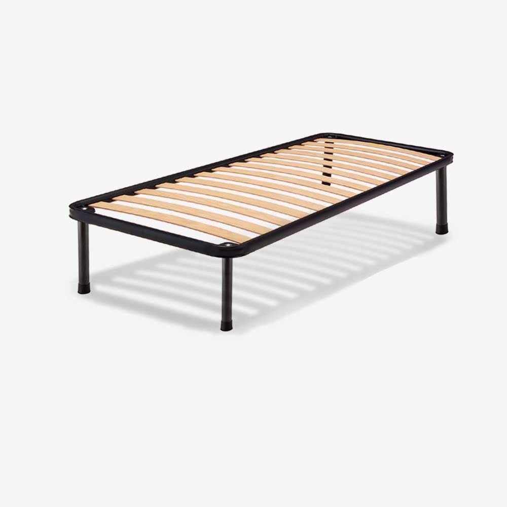 MiaSuite i sogni italiani Rete Letto Singolo 80x190 a Doghe in Legno Ortopedica - Struttura portante in Ferro rinnovata, per tutti i tipi di letti e materassi