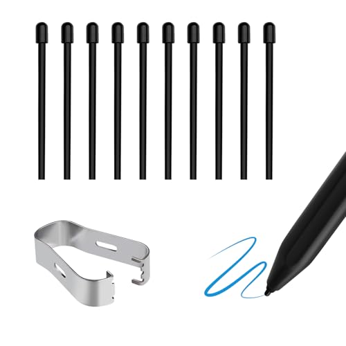 Replacement Pen Tips for Remarkable 2 Marker Plus & Marker, 10 Pack Digital Writing Nibs with Removal Clip, Paper-Feel Writing, Easy to Replace