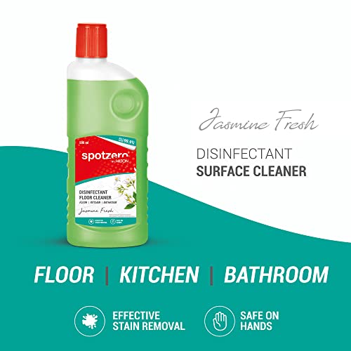 Image of Spotzero By Milton Disinfectant Floor Cleaner, 500 ml, Jasmine | Surface Cleaner | Stain Removal