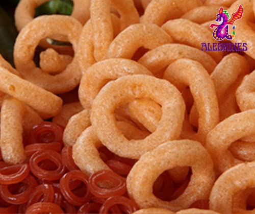 Alebrixes | Mexican Wheat Ring Pellets 8oz (226g) | Duritos - Mexican Snack | Chicharron - Fritura De Harina Para Freir | Savory, Classic, Crispy, Mouth-Watering | Handcrafted in Mexico.