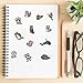 50Pcs Cute Raccoon Stickers for Kids Waterproof Cartoon Animal Stickers for Water Bottle Vinyl Sticker for Laptop Scrapbook Kids Classroom Party Favors (Raccoon)