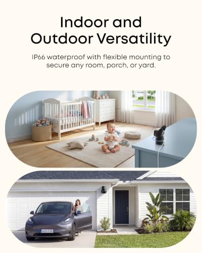 Image of eufy Security Indoor&Outdoor Camera C31,2-Pack with HomeBase Mini (64GB)