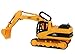 Toy To Enjoy Construction Toys - Excavator & Dump Truck Toy for Kids (Set of 2) – Moveable Claw & Lifting Back – Garbage Truck & Bulldozer Digger – Construction Vehicles for Boys & Kids