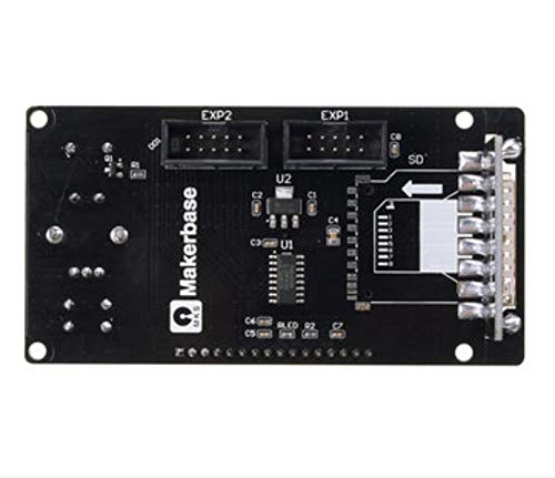 Lysee 3D Printer Parts & Accessories - KuaiJieWei 3D Printer Store MKS Mini 12864LCD Controller Stand Inserted SD Card for 3D Printer Marlin SD Card Front/Side inser - (Size: Black Frame)