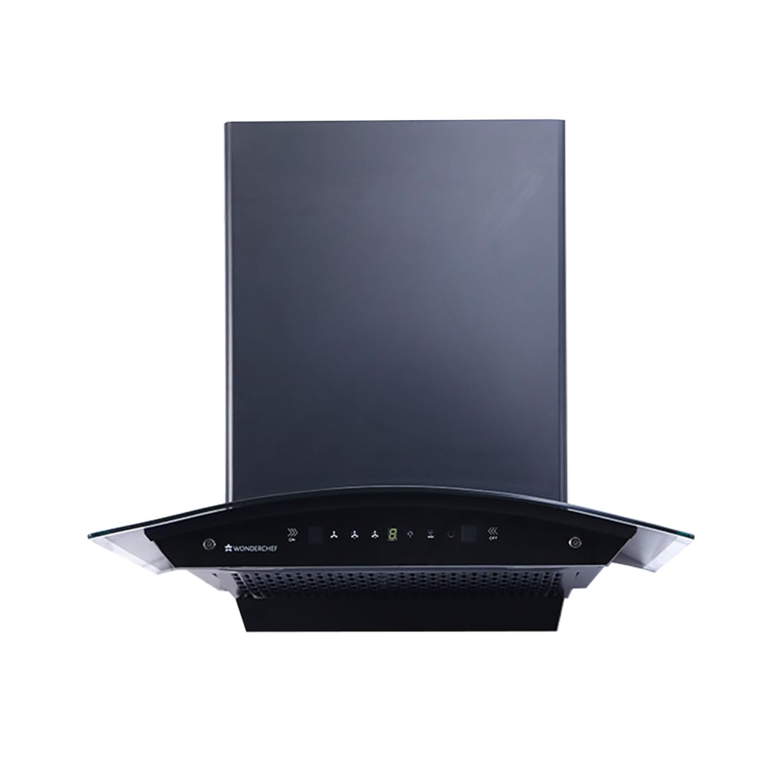 Wonderchef Ultima C-Line 60cm 1400 m3/hr Auto Clean Curved Glass Chimn
