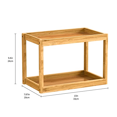 Tcjj 2 Tier Bathroom Counter Organizer, Countertop Standing Rack Cosmetic Holder, Countertop Storage Shelf Cosmetic Organizer Holder #TOP6