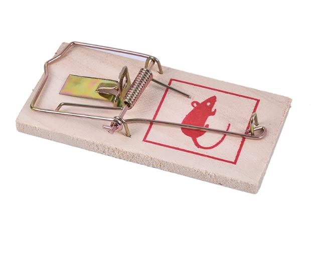 Saraoriginalshop Trappola per Topi a Scatto con Molla Riforzata Efficace Sia in Casa Che Giardino...