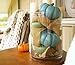 Elanze Designs Teal Blue 6 inch Resin Harvest Decorative Pumpkin
