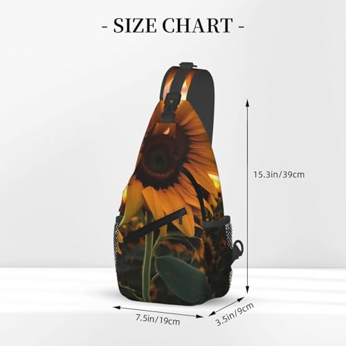 Bolso cruzado de pecho estilo sling bolsa deportiva negra miniatura 3